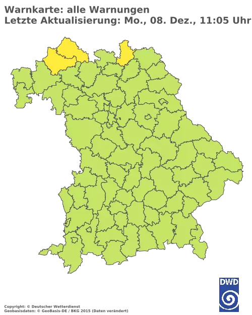 Aktuelle Wetterwarnungen für %region%