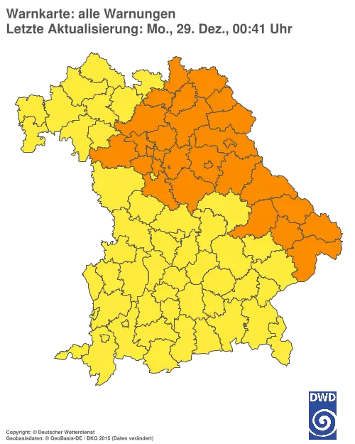 Aktuelle Wetterwarnungen für %region%