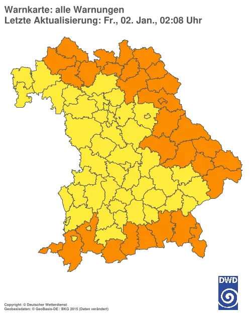 Aktuelle Wetterwarnungen für %region%