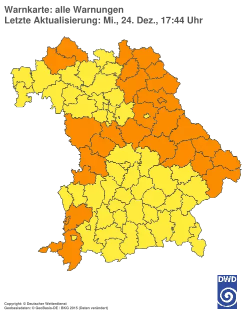 Aktuelle Wetterwarnungen für %region%