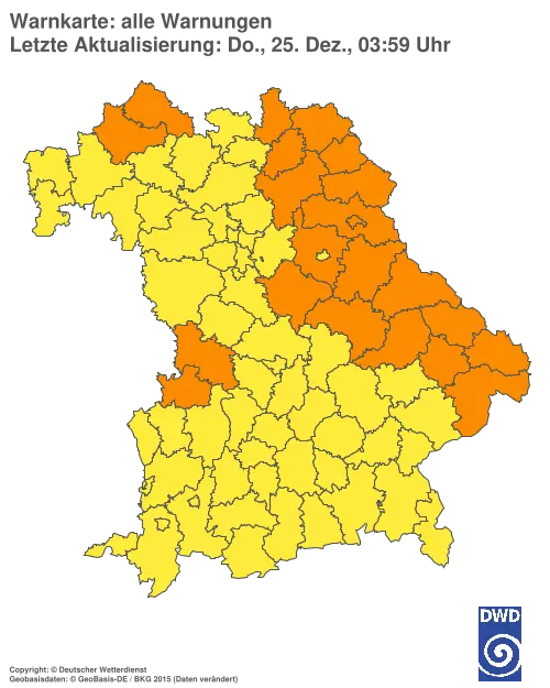 Aktuelle Wetterwarnungen für %region%