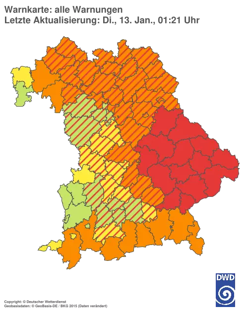 Aktuelle Wetterwarnungen für %region%