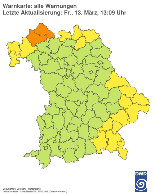 Aktuelle Wetterwarnungen für %region%