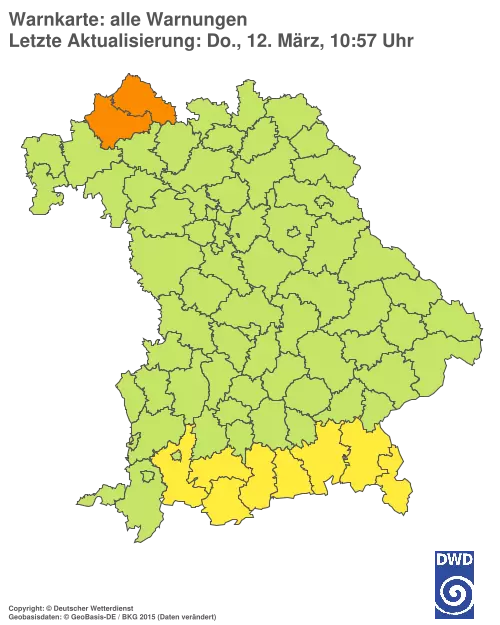 Aktuelle Wetterwarnungen für %region%