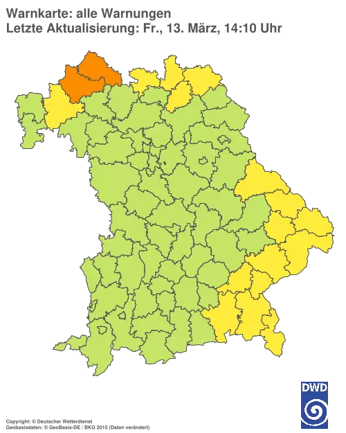 Aktuelle Wetterwarnungen für %region%