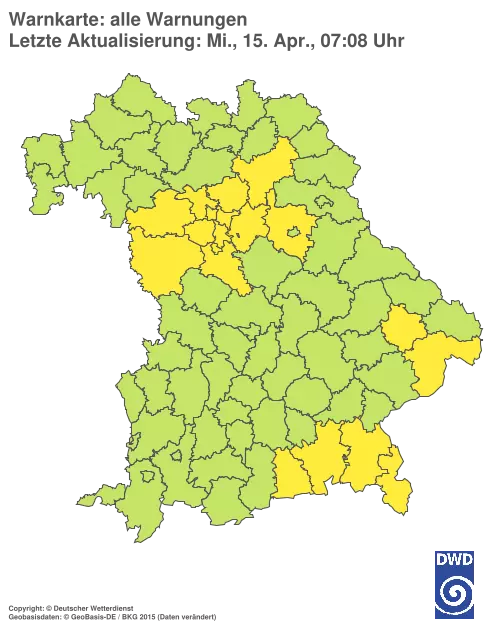 Aktuelle Wetterwarnungen für %region%