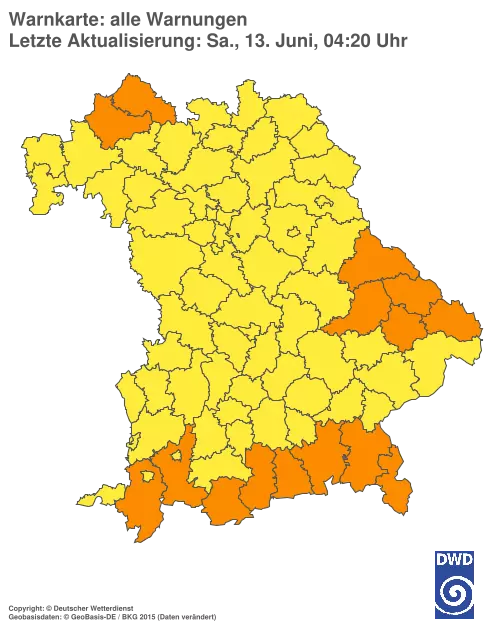 Aktuelle Wetterwarnungen für %region%
