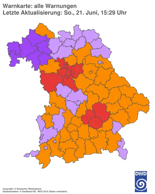 Aktuelle Wetterwarnungen für %region%