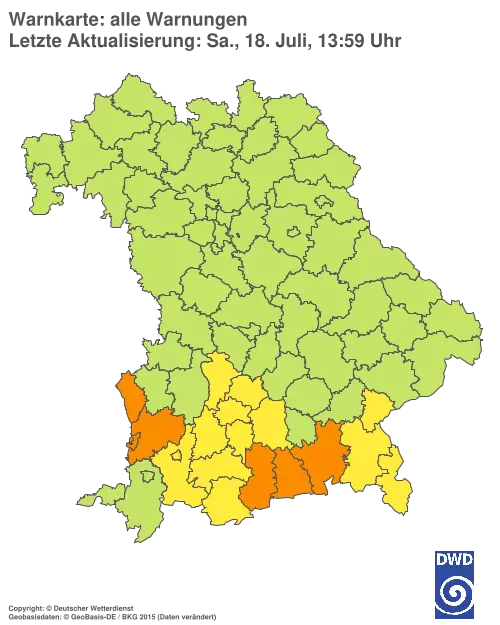 Aktuelle Wetterwarnungen für %region%