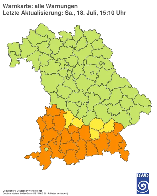 Aktuelle Wetterwarnungen für %region%