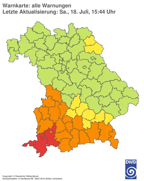 Aktuelle Wetterwarnungen für %region%