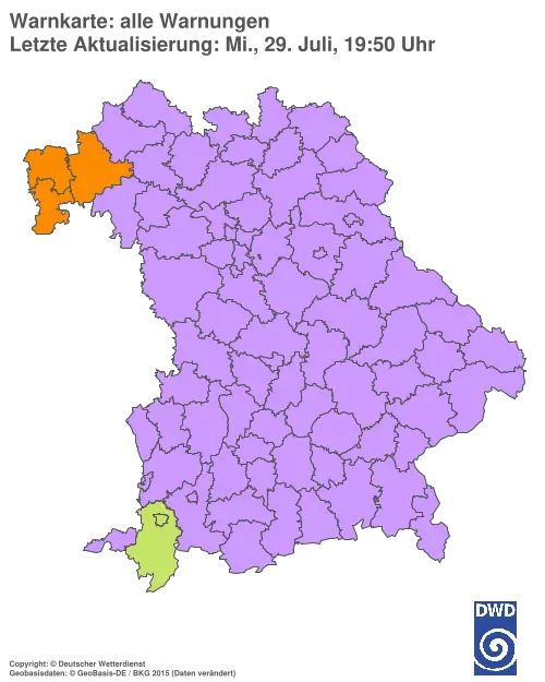 Aktuelle Wetterwarnungen für %region%
