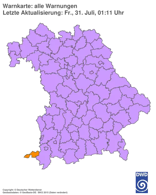 Aktuelle Wetterwarnungen für %region%